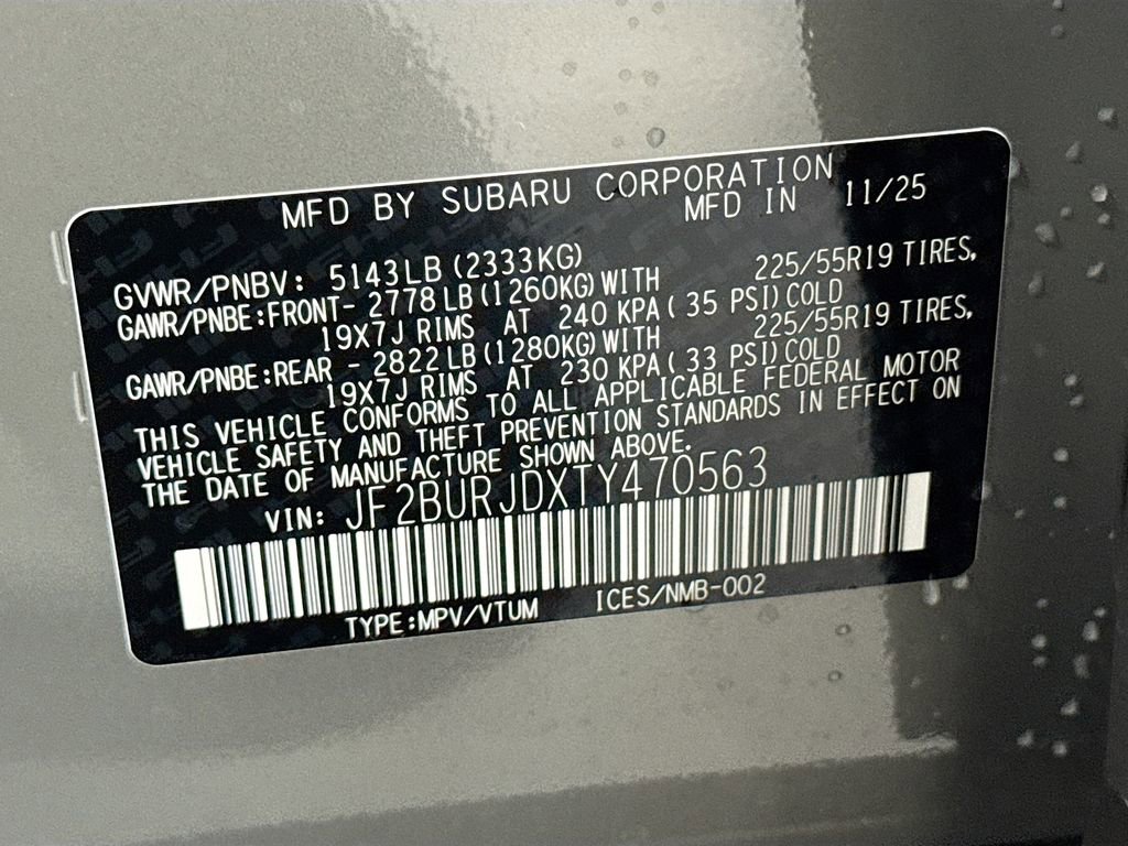 New 2026 Subaru Outback Touring XT image 31