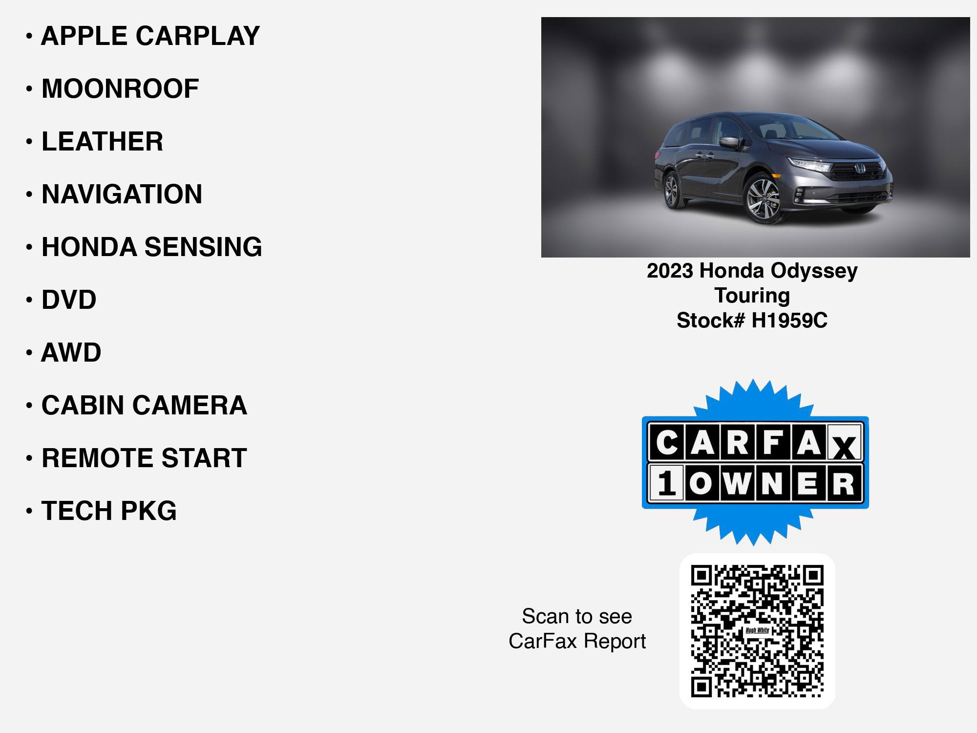 Used 2023 Honda Odyssey Touring image 7