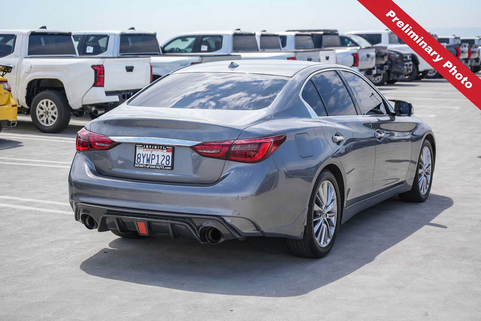 Used 2022 INFINITI Q50 Luxe w/ Cargo Package RWD image 6