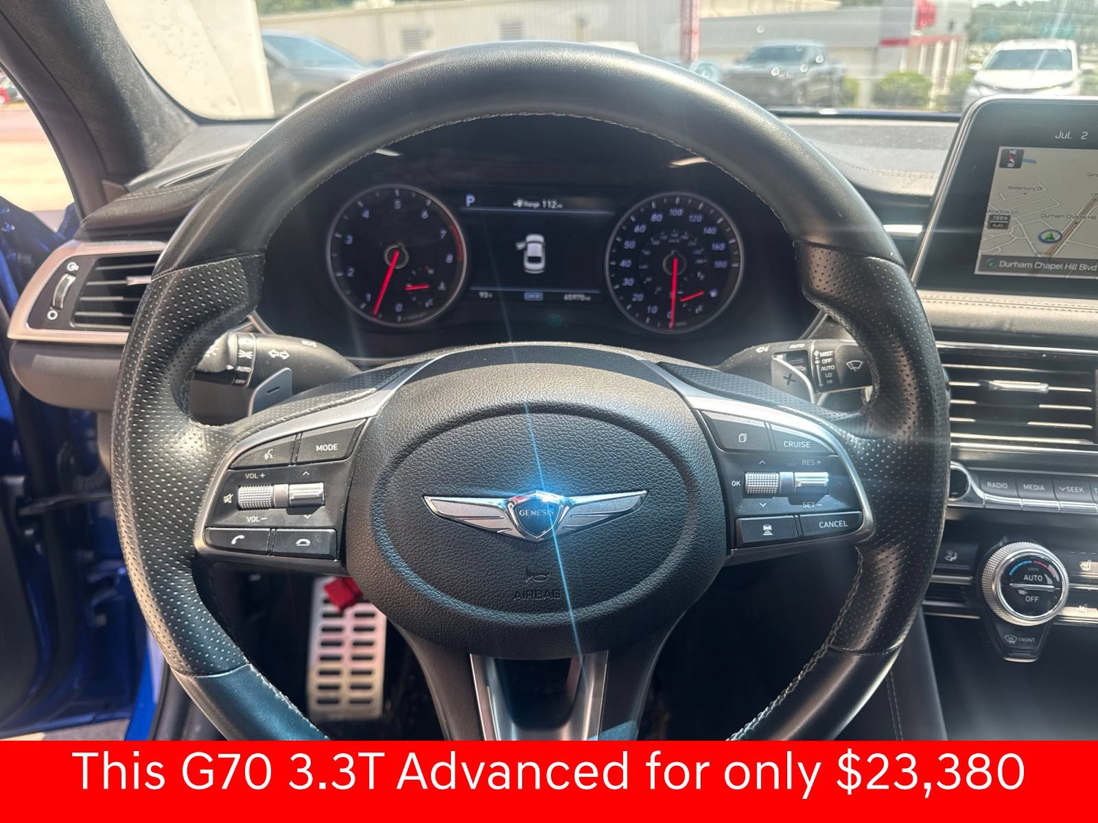 Used 2019 Genesis G70 3.3T Advanced w/ Sport Package RWD image 17