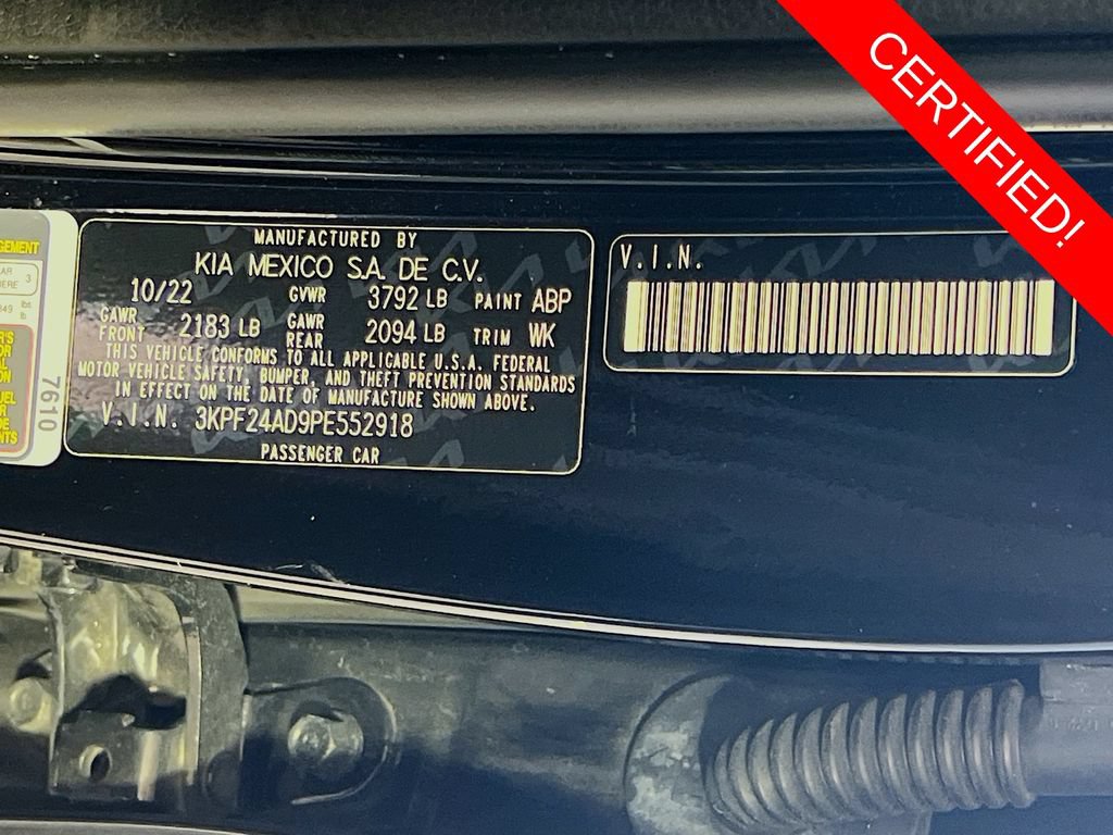 Certified 2023 Kia Forte LXS w/ LXS Technology Package FWD image 31
