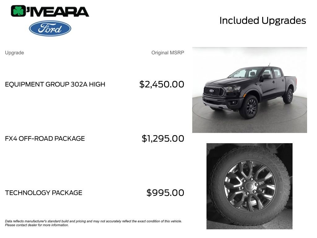 Used 2021 Ford Ranger XLT w/ Equipment Group 302A High AWD/4WD image 4