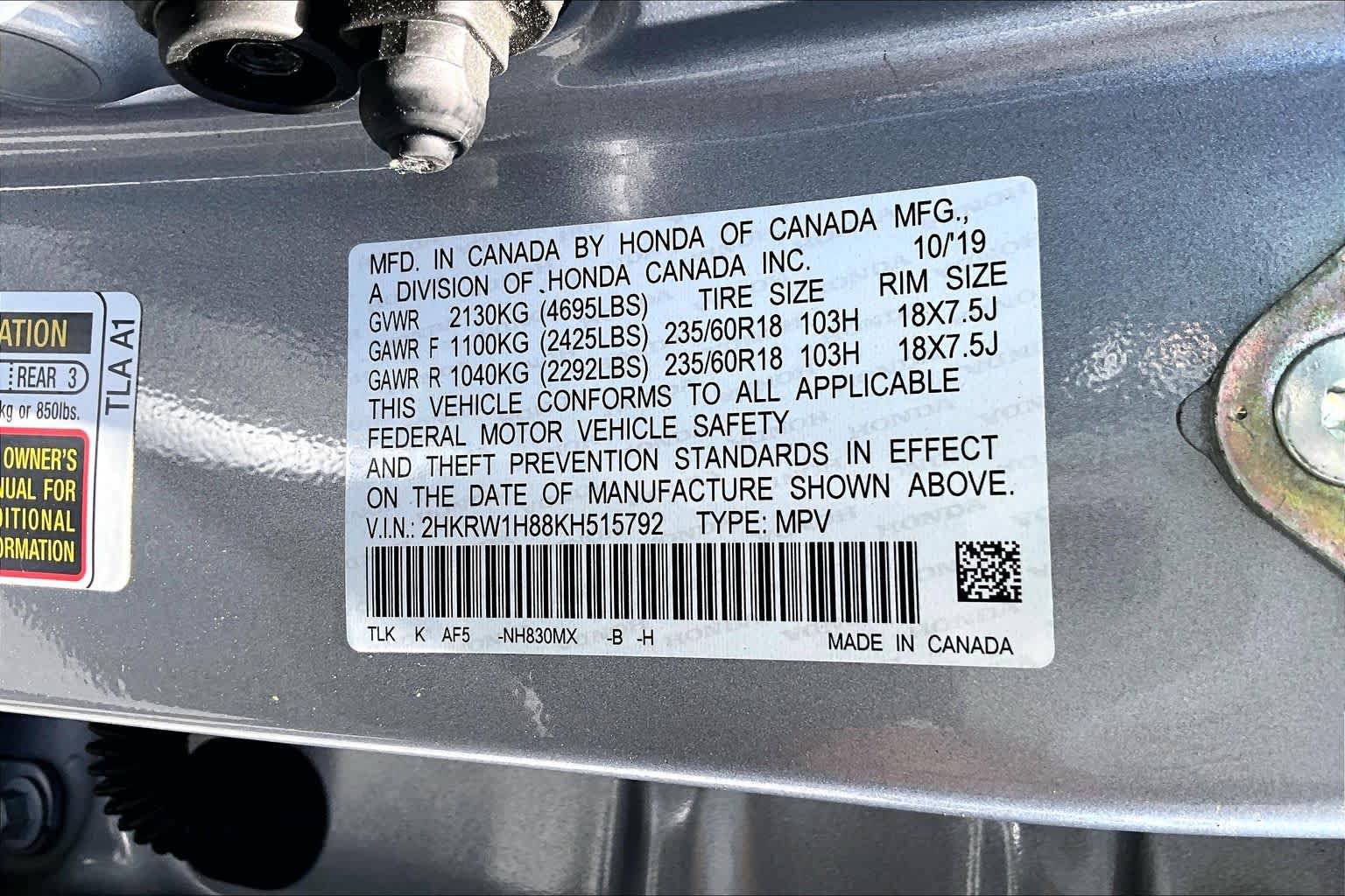 Used 2019 Honda CR-V EX-L image 33