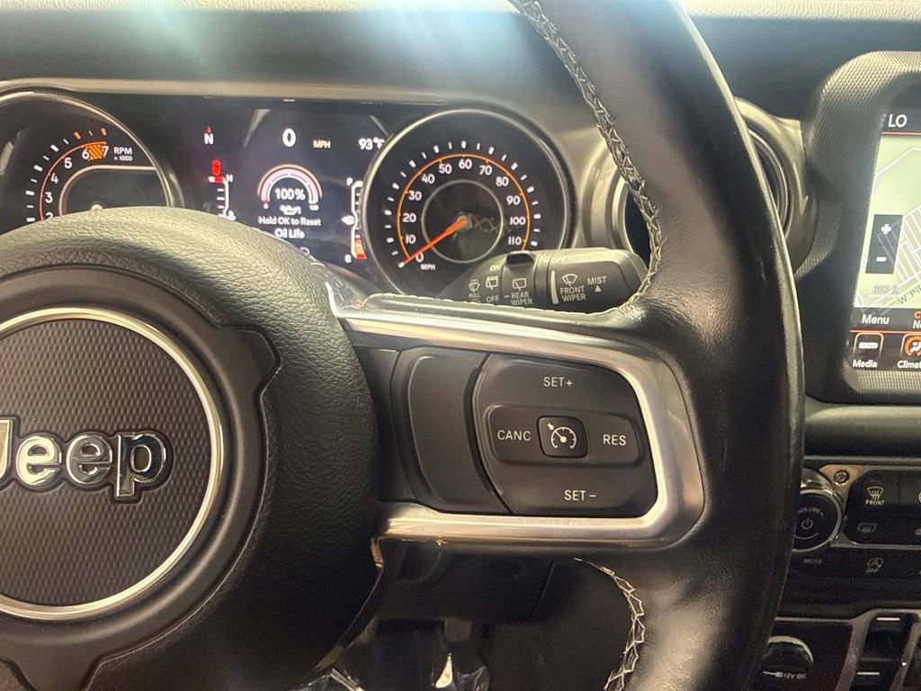 Used 2020 Jeep Wrangler Unlimited Sahara w/ Uconnect 4C Nav & Sound Group AWD/4WD image 22