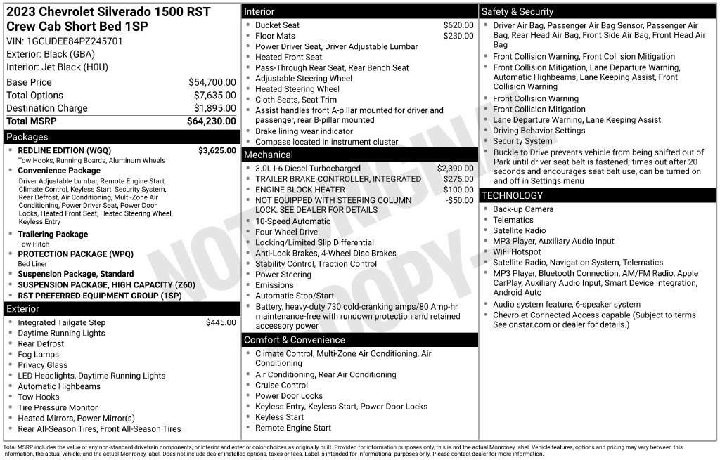 Used 2023 Chevrolet Silverado 1500 RST w/ Redline Edition AWD/4WD image 31