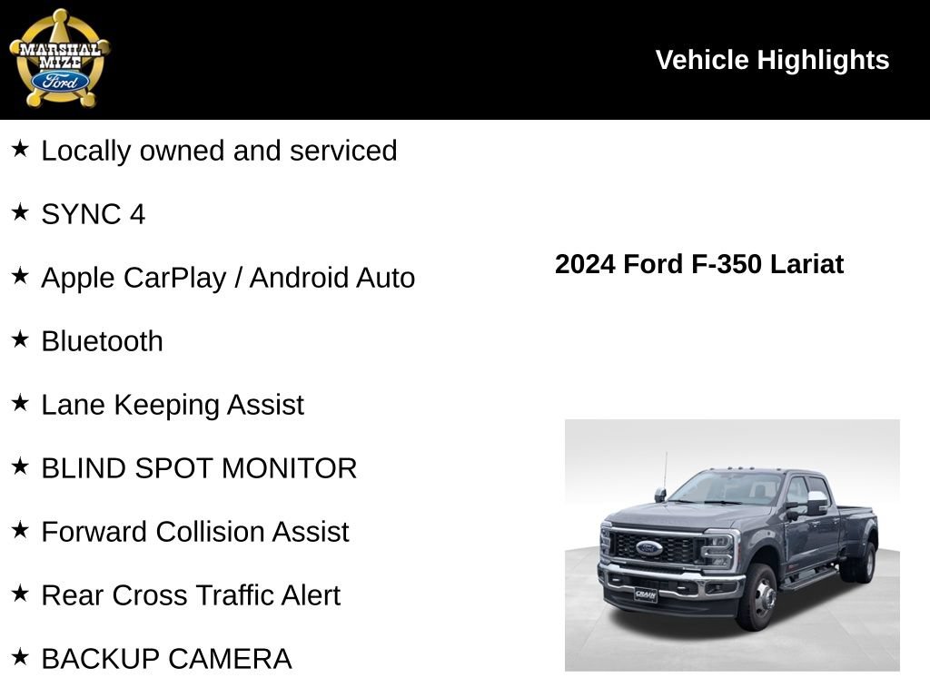 Used 2024 Ford F350 Lariat w/ Chrome Package AWD/4WD image 2