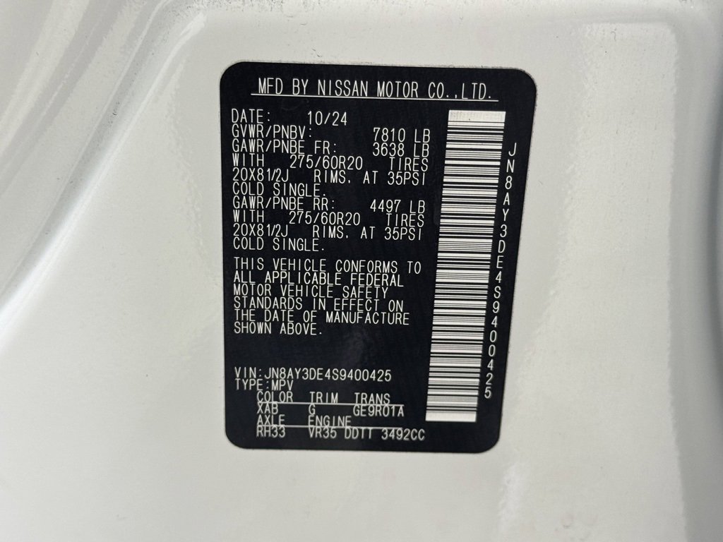 Certified 2025 Nissan Armada PRO-4X image 35