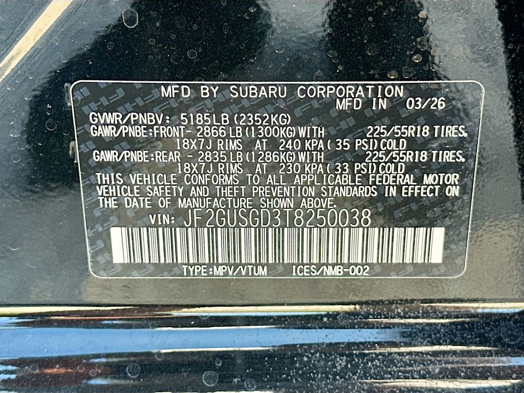 New 2026 Subaru Crosstrek 2.5i Sport AWD/4WD image 30