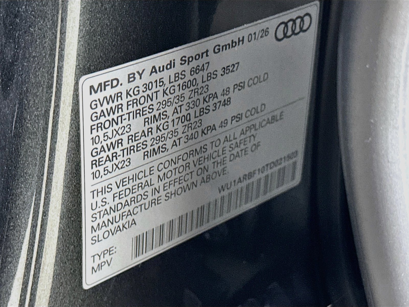 Used 2026 Audi RS Q8 performance AWD/4WD image 47