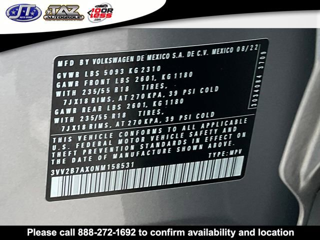 Used 2022 Volkswagen Tiguan SE image 15