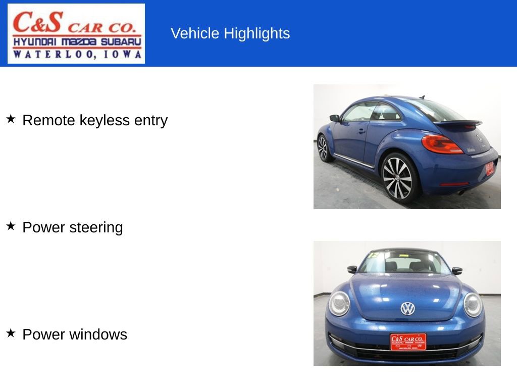 Used 2012 Volkswagen Beetle Turbo FWD image 6