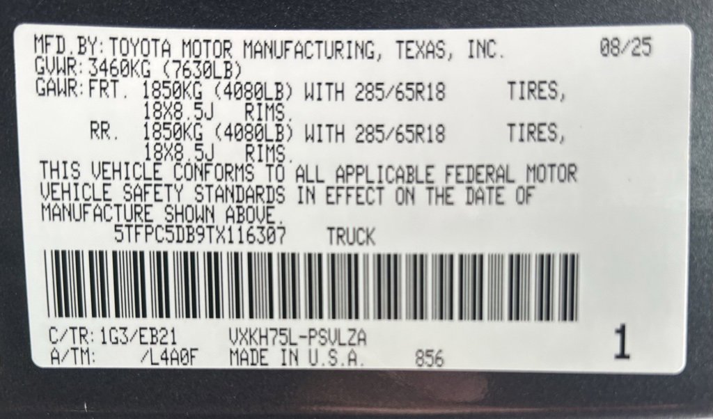 New 2026 Toyota Tundra TRD Pro image 24