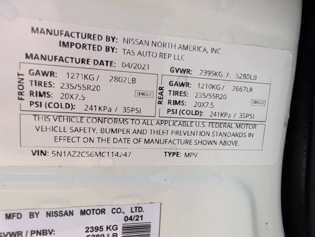 Used 2021 Nissan Murano SL AWD/4WD image 29