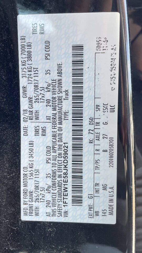 Used 2018 Ford F150 XLT AWD/4WD image 24