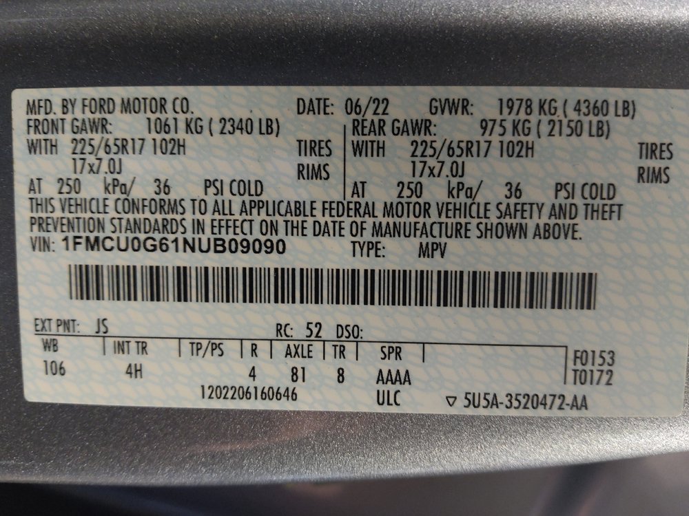 Used 2022 Ford Escape SE FWD image 33