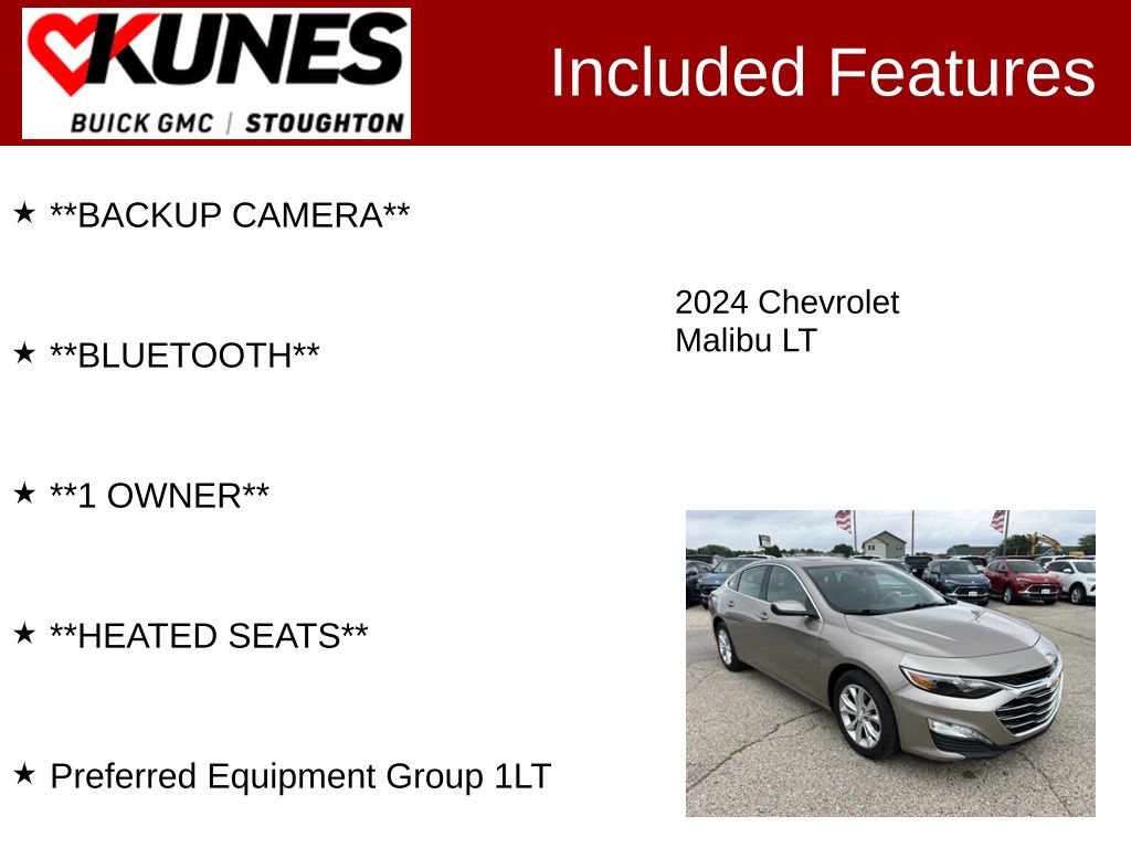 Used 2024 Chevrolet Malibu LT FWD image 2