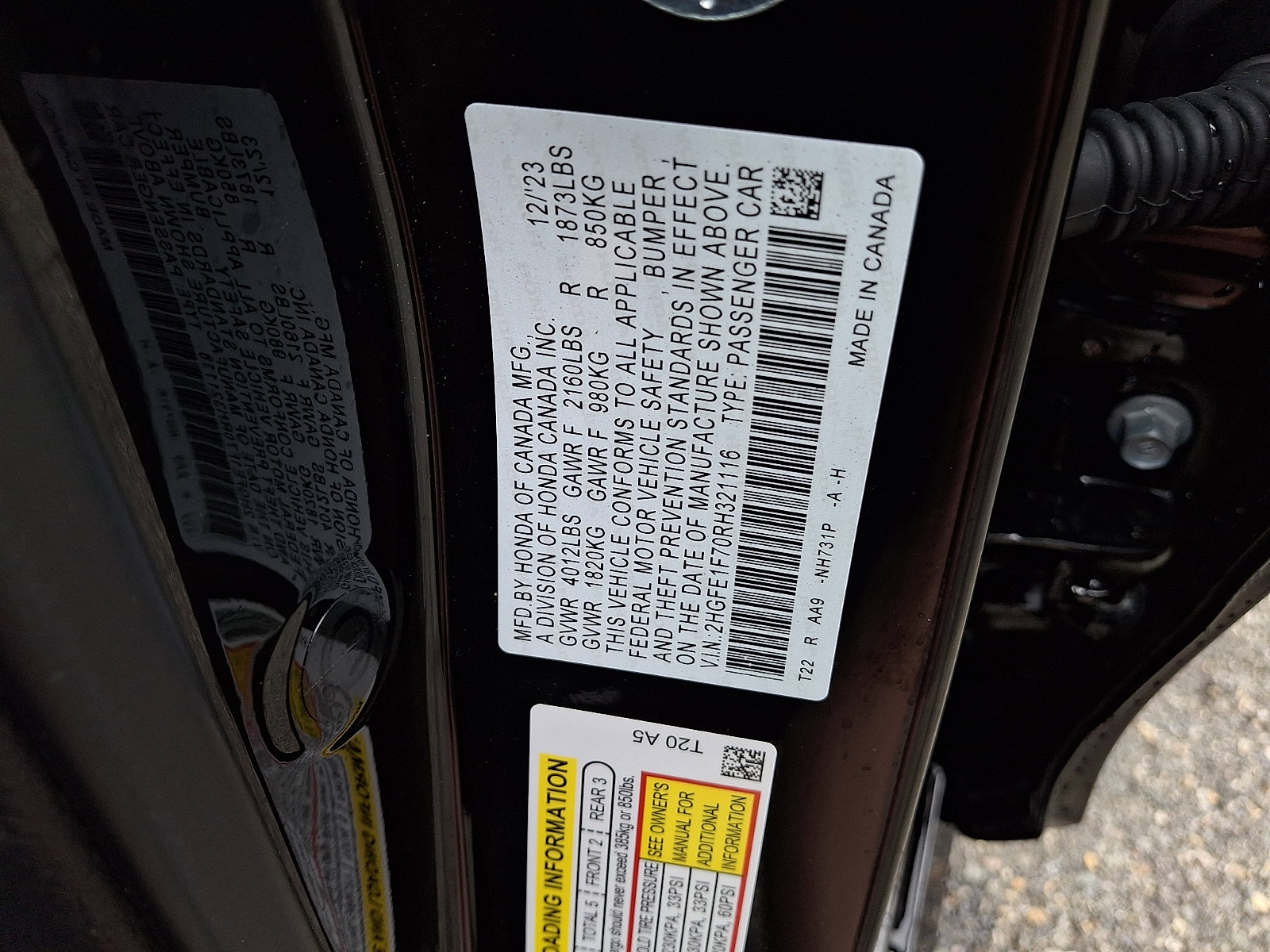 Certified 2024 Honda Civic EX image 27