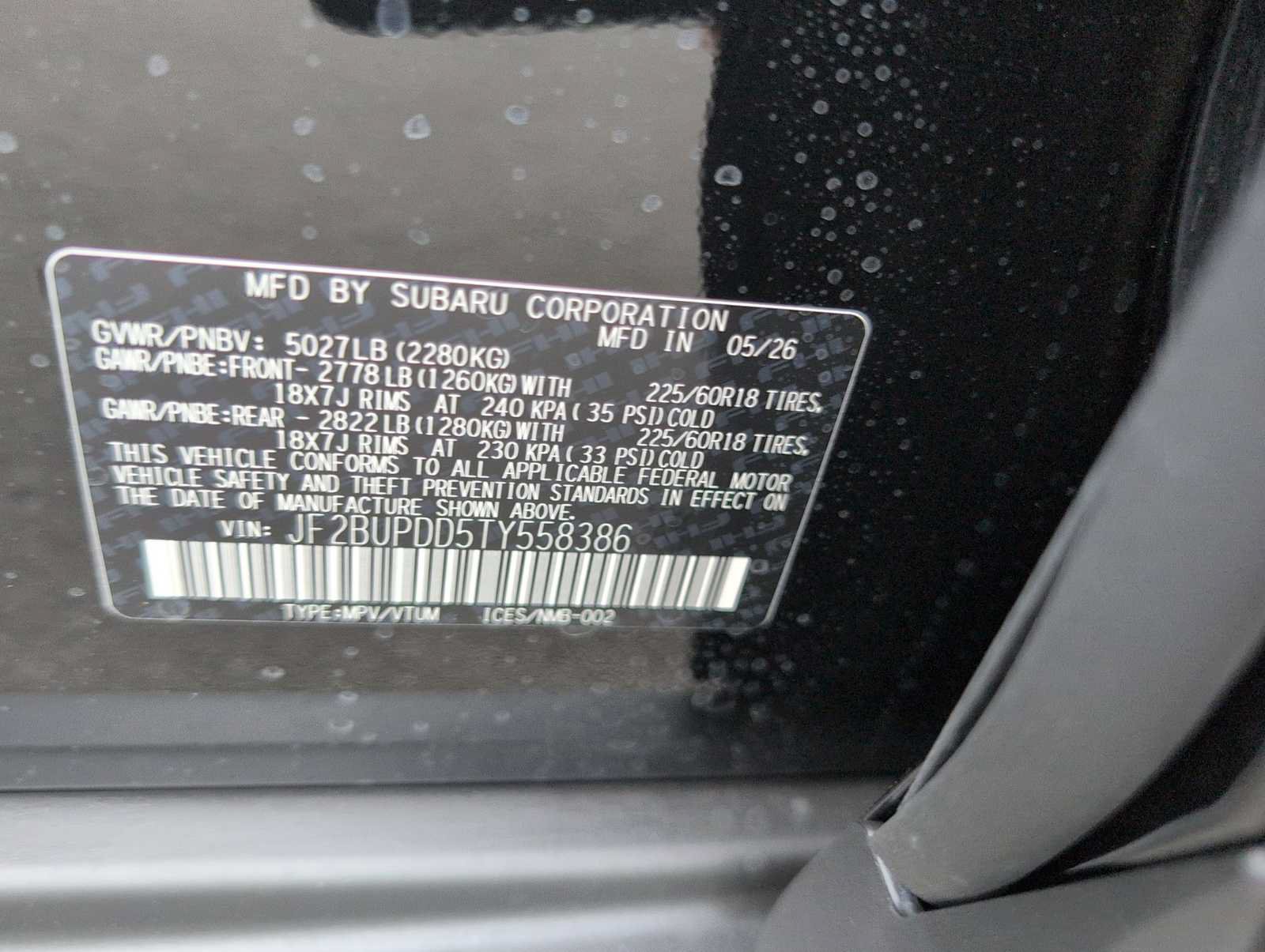 New 2026 Subaru Outback Limited AWD/4WD image 34
