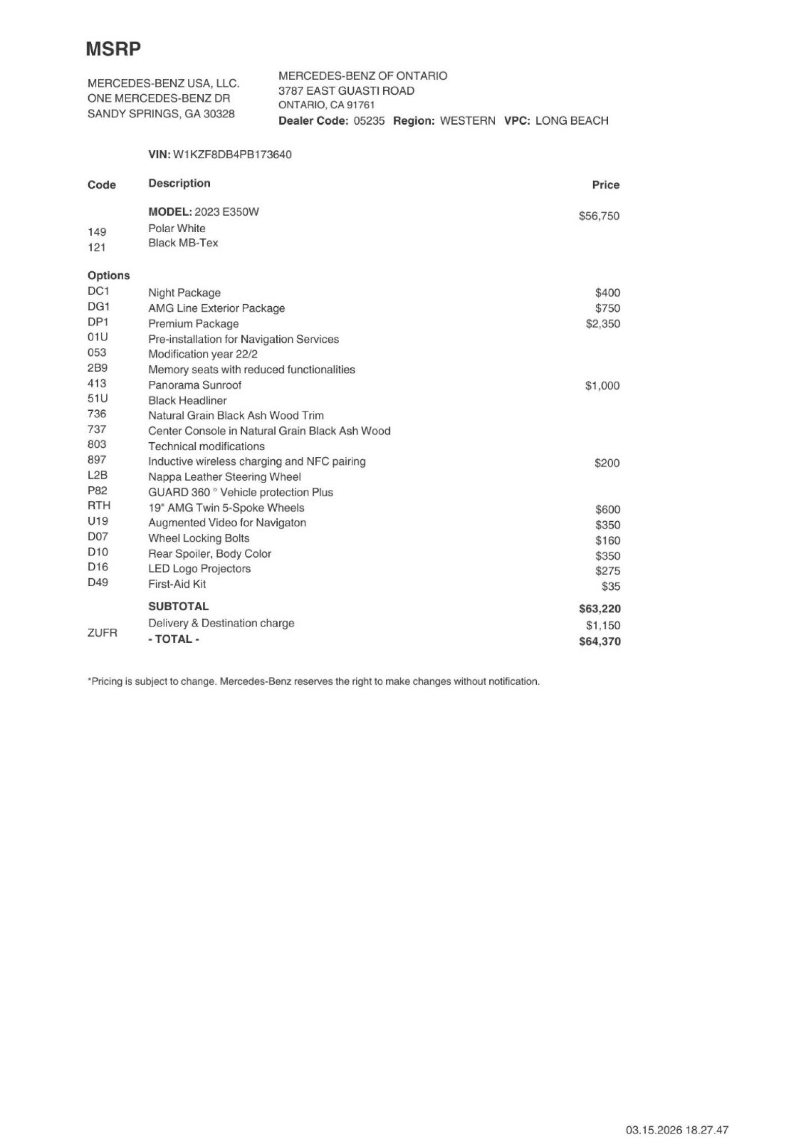 Certified 2023 Mercedes-Benz E 350 Sedan image 2