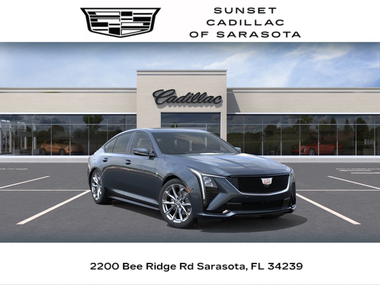 New 2026 Cadillac CT5 Sport w/ Sun And Sound Package AWD/4WD image 1
