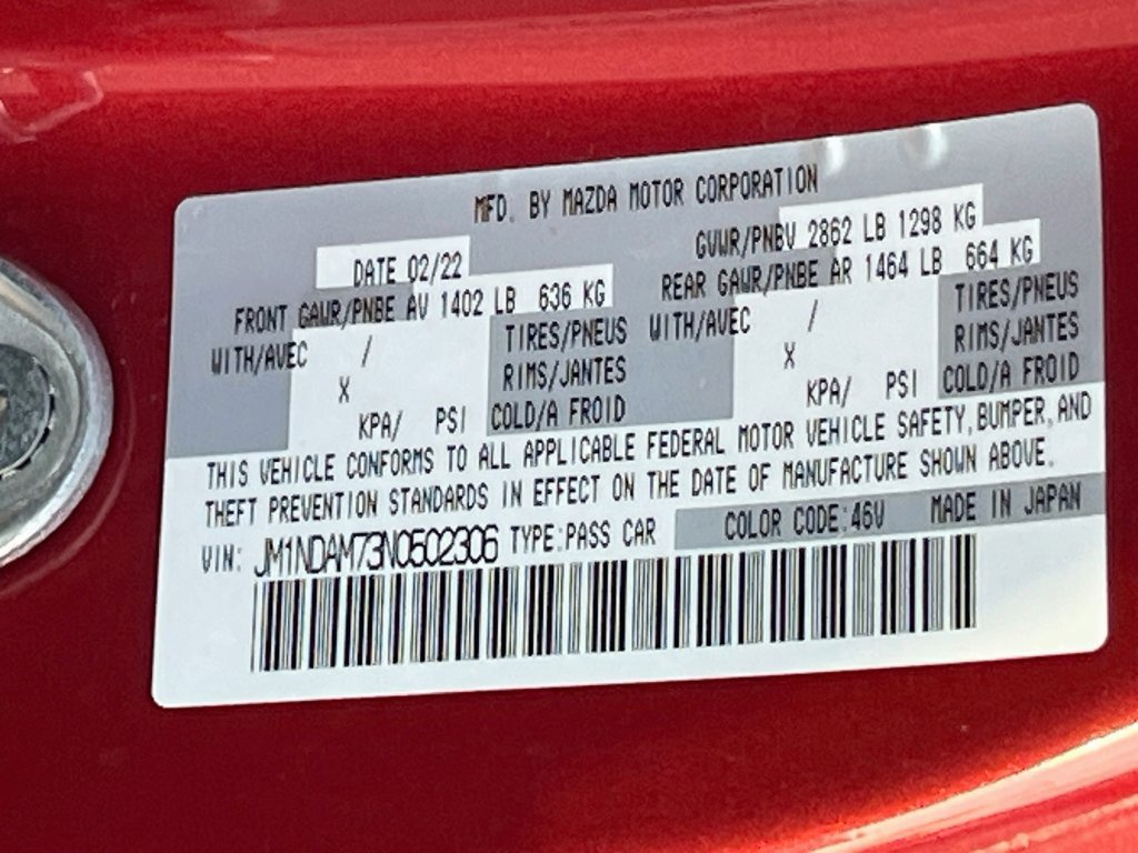 Used 2022 MAZDA MX-5 Miata RF Grand Touring RWD image 29