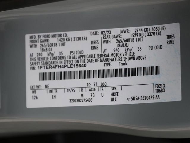 Used 2023 Ford Ranger XLT w/ Equipment Group 301A Mid image 31