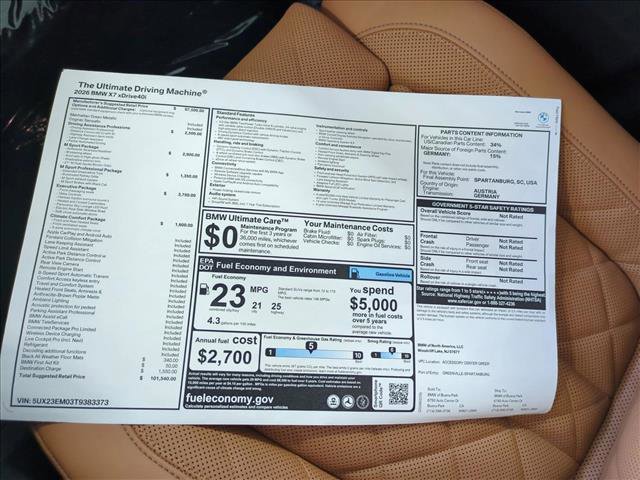 New 2026 BMW X7 xDrive40i image 18
