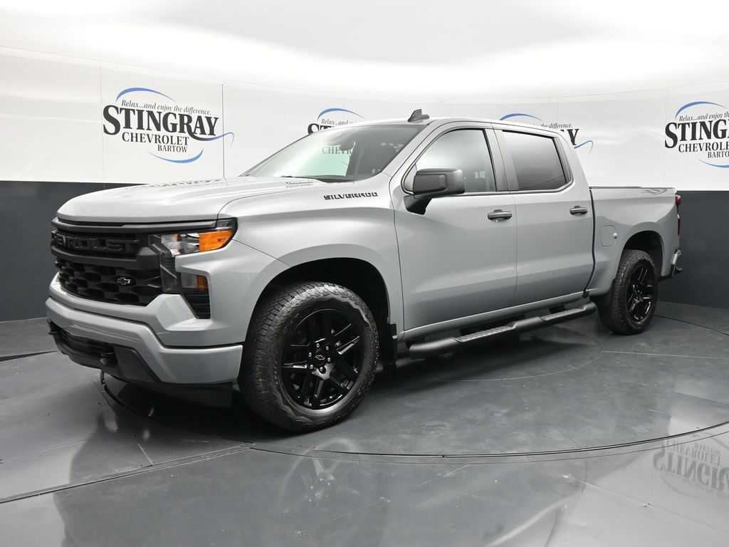 Certified 2024 Chevrolet Silverado 1500 Custom w/ Turbomax Blackout Package RWD image 4
