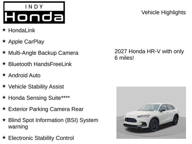 New 2027 Honda HR-V Sport image 7