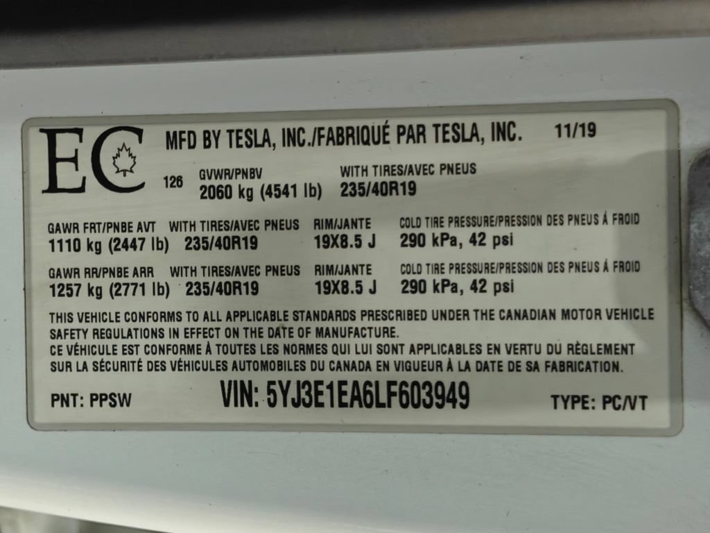 Used 2020 Tesla Model 3 Standard Range RWD image 56
