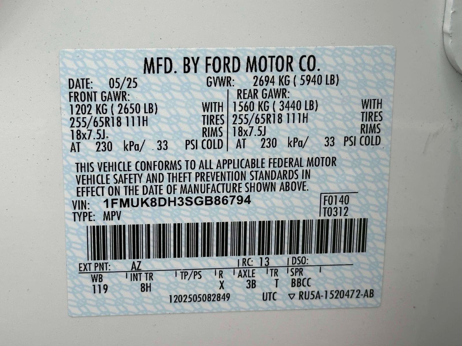 Certified 2025 Ford Explorer Active image 18