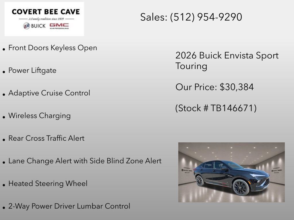 New 2026 Buick Envista Sport Touring w/ Convenience I Package FWD image 18