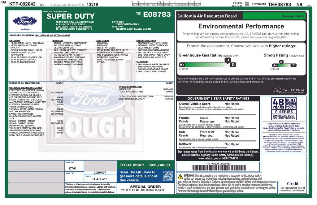 New 2026 Ford F250 XLT w/ 360-Degree Camera Package AWD/4WD image 4