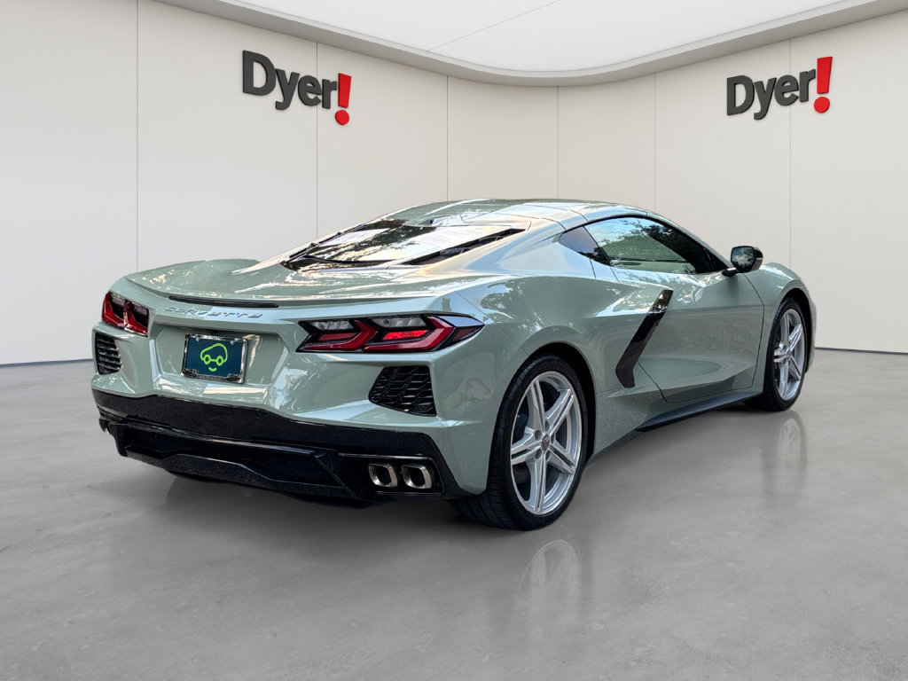 Used 2024 Chevrolet Corvette Stingray Coupe w/ Chrome Exterior Badge Package RWD image 5