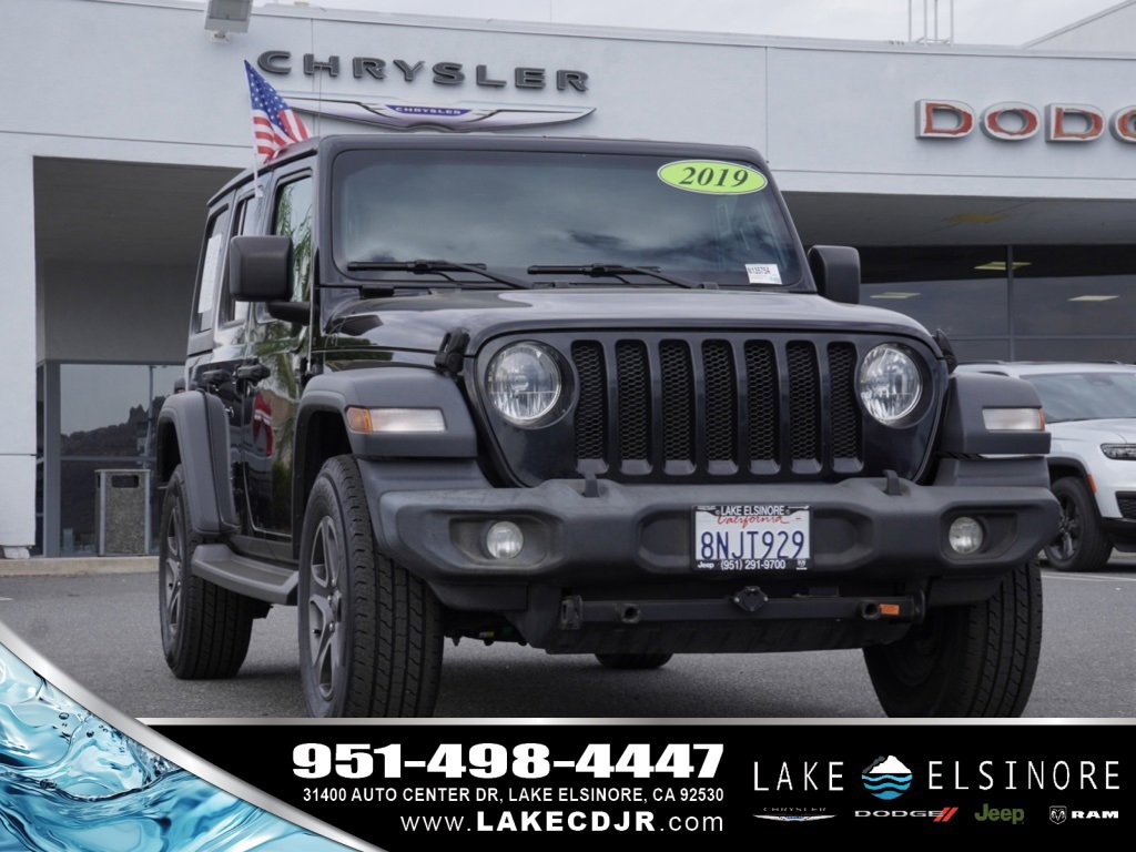 Certified 2019 Jeep Wrangler Unlimited Sport S