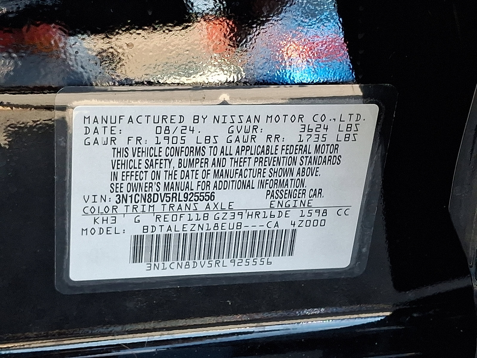 Certified 2024 Nissan Versa S image 28