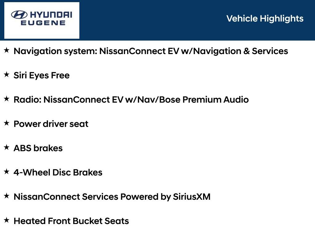 Used 2020 Nissan Leaf SL Plus FWD image 7