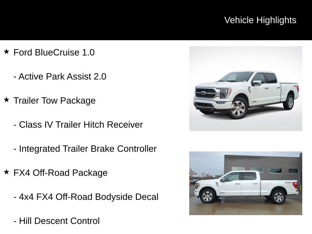 Used 2023 Ford F150 Platinum w/ Equipment Group 701A High image 6