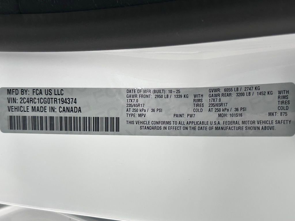 New 2026 Chrysler Voyager LX FWD image 23