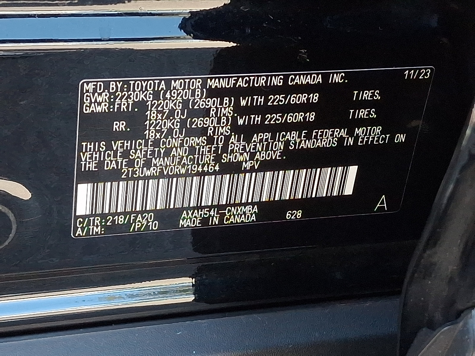 Certified 2024 Toyota RAV4 AWD Hybrid w/ Weather Package image 28