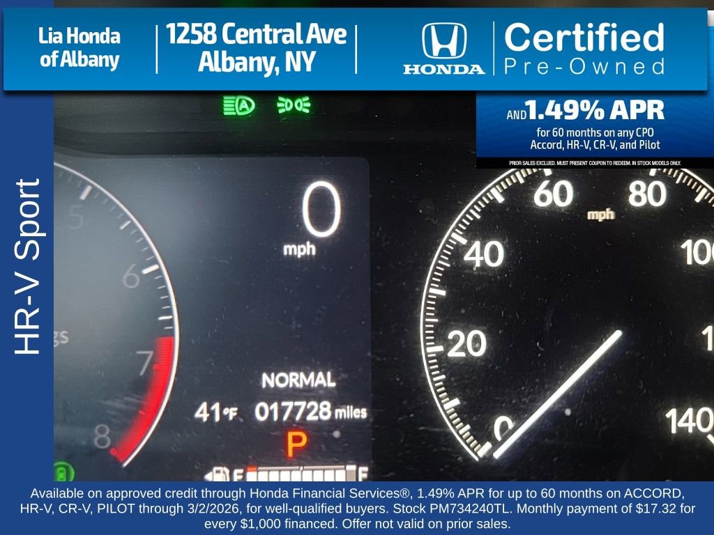 Certified 2023 Honda HR-V Sport image 14