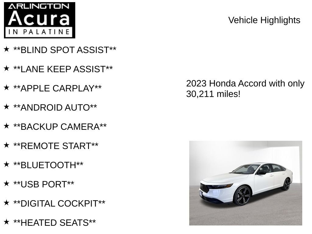 Used 2023 Honda Accord Sport image 7