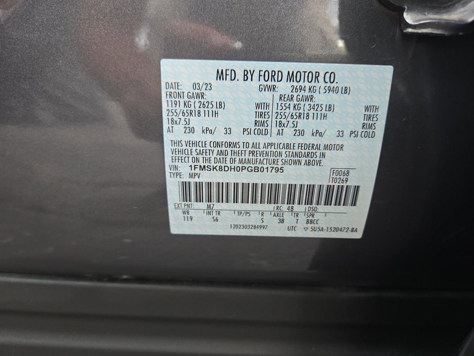 Certified 2023 Ford Explorer XLT w/ Equipment Group 202A AWD/4WD image 27