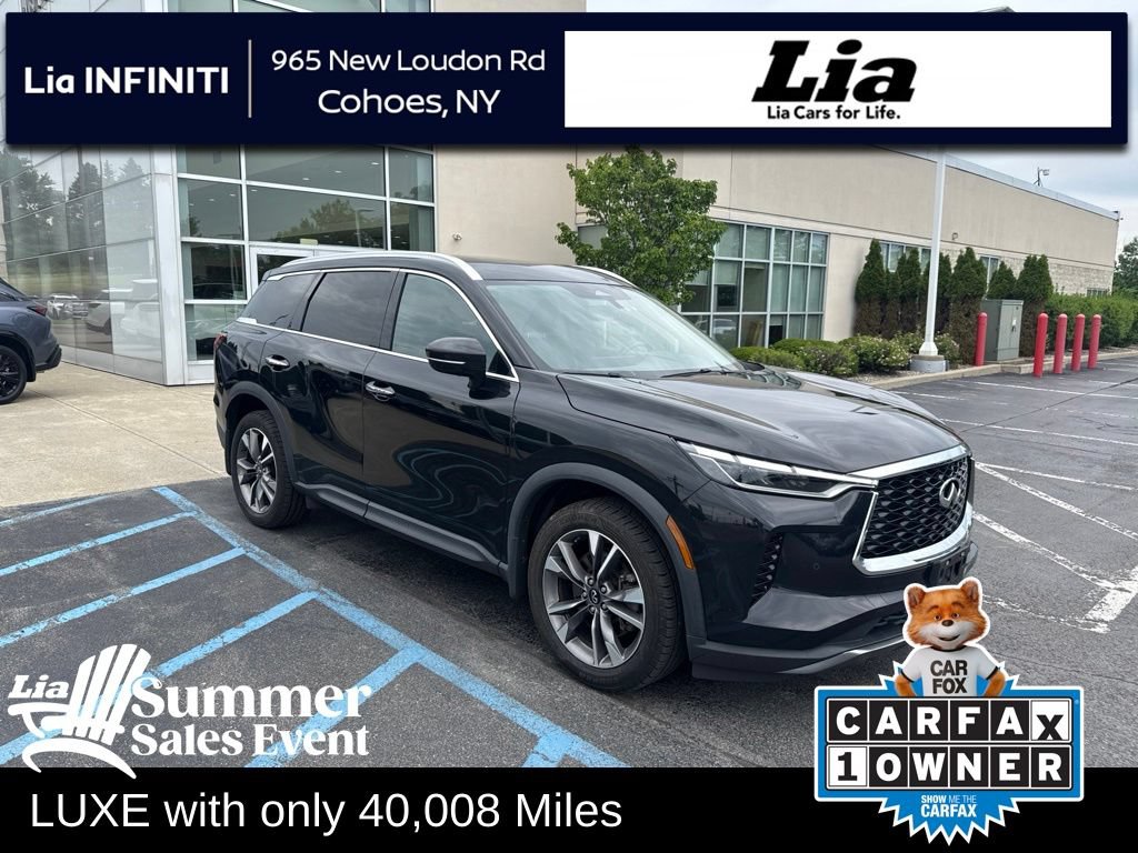 Certified 2022 INFINITI QX60 Luxe w/ Cargo Package