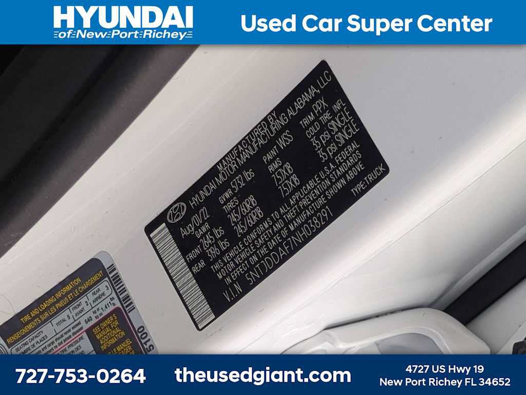 Certified 2022 Hyundai Santa Cruz SEL Premium AWD/4WD image 33