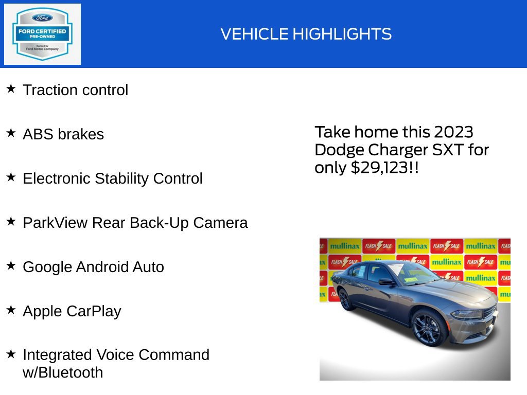 Used 2023 Dodge Charger SXT w/ Blacktop Special Edition AWD/4WD image 19
