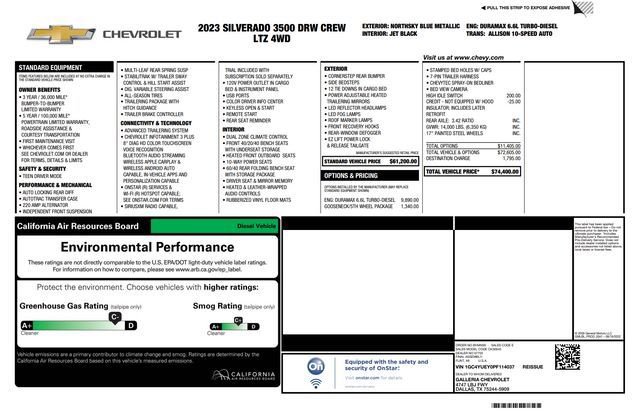 Used 2023 Chevrolet Silverado 3500 LTZ w/ Gooseneck/5TH Wheel Package AWD/4WD image 53