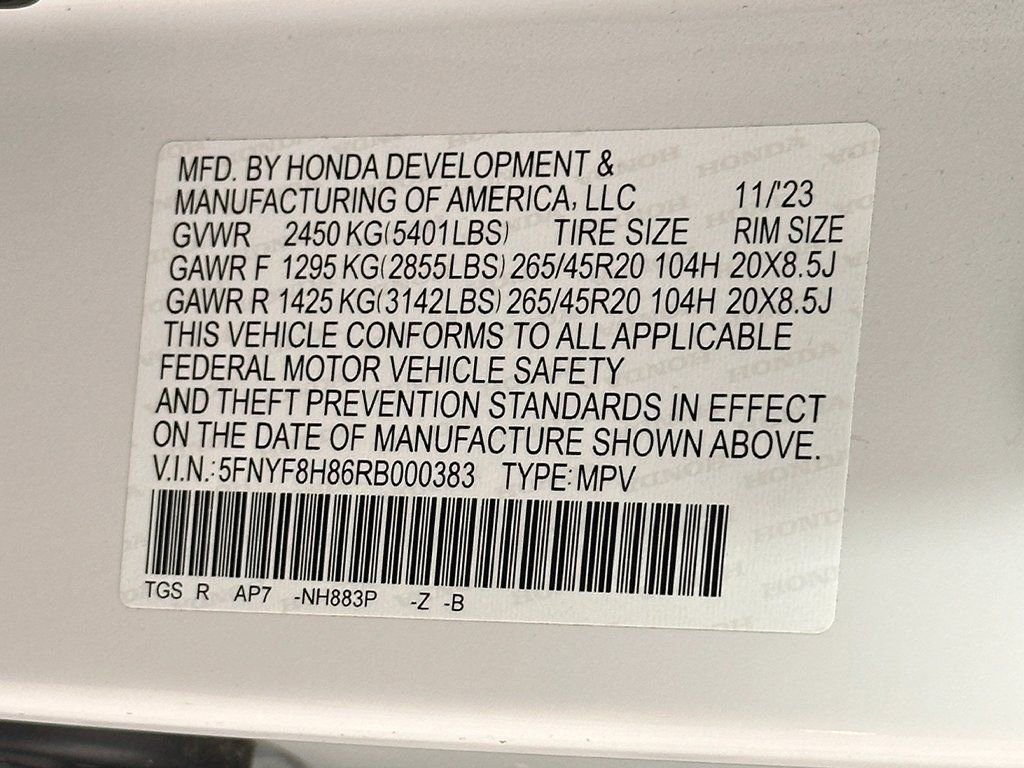 Used 2024 Honda Passport Black Edition image 62