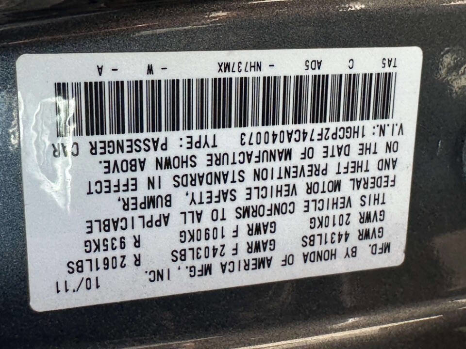 Used 2012 Honda Accord EX image 23