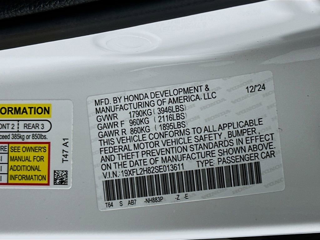 Certified 2025 Honda Civic Sport image 30